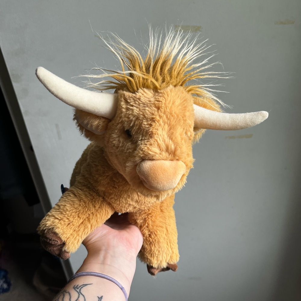 Highland cow stuffie